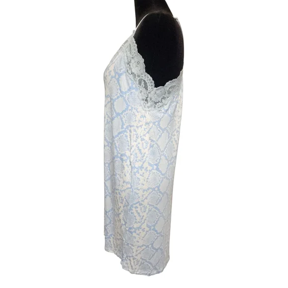 STAR + SKYE by P.J. Salvage Printed Lacy Chemise, Womens Small - Picture 4 of 7